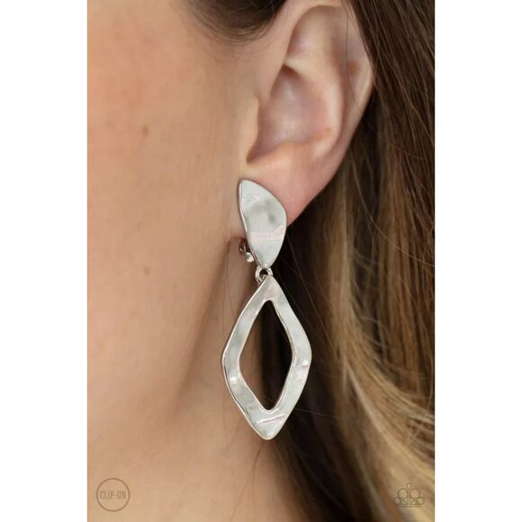 Industrial Gallery Silver Clip-On Earrings (190) - Picture 1 of 3